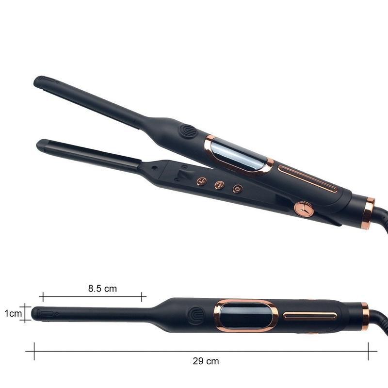 Máy duỗi tóc nam nữ, tóc tém, máy uốn tóc nam nữ bản nhỏ cao cấp có chỉnh nhiệt bản kẹp 1cm