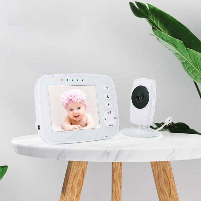 Product Introduction of Baby Monitor Video With Camera SM32 3.2 Inch TFT LCD Portable Monitor IR Night Vision Two Way Talk Temperature Sensor Lullabies 86