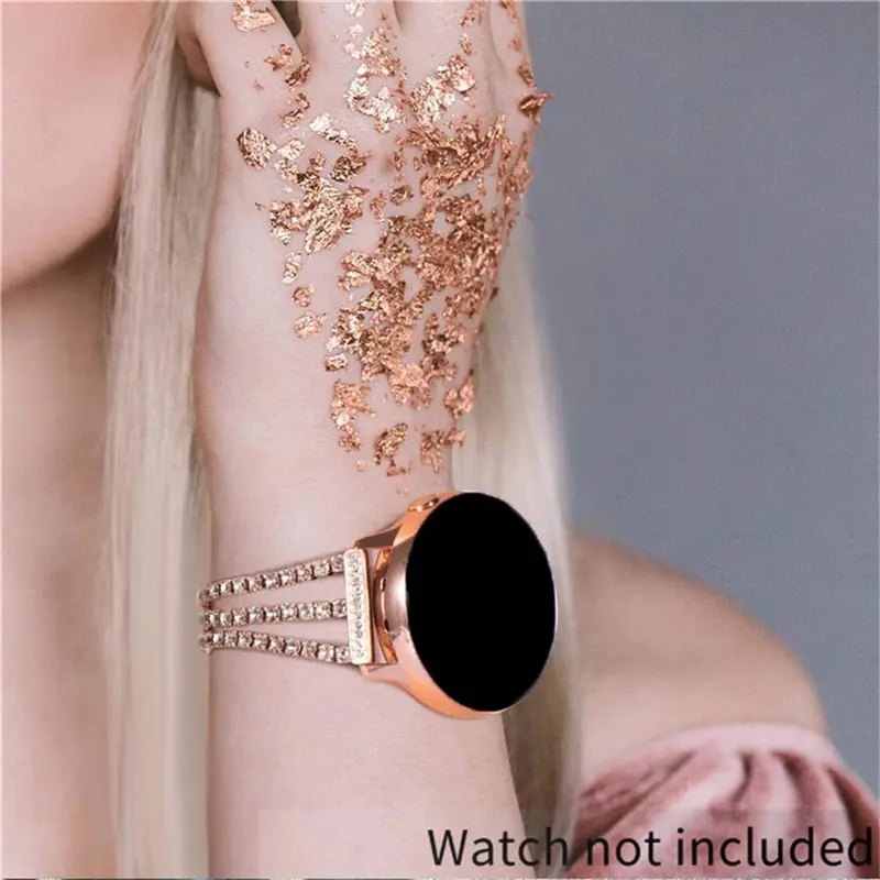 Fashionable metallic Watch Band, Adjustable Watch Band for Women & Men, Wearable Accessories Compatible with Samsung Galaxy Watch 3 4 5 6 40mm 44mm/46mm 47mm 4