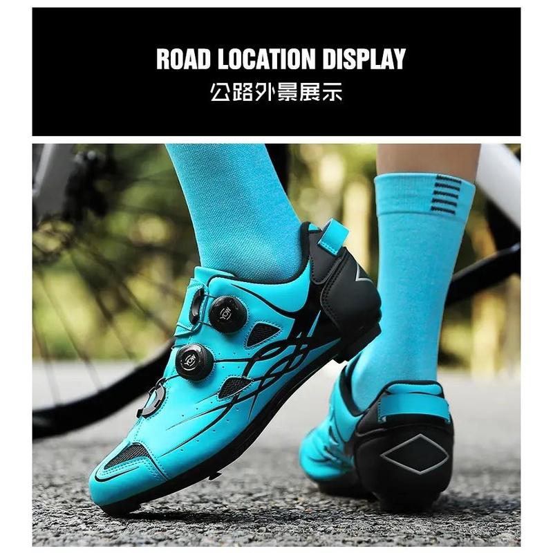 Product Introduction of Outdoor Cycling Shoes Bicycle Shoes Road Lock Shoes Lace-Free Cycling Shoes Rotating Button Mountain Cross Country Shoes Couple Sports Shoes Road Sole Bicycle Shoes Flat Shoes Outdoor Sports Shoes Rubber Outdoor Bicycle Shoes P 47