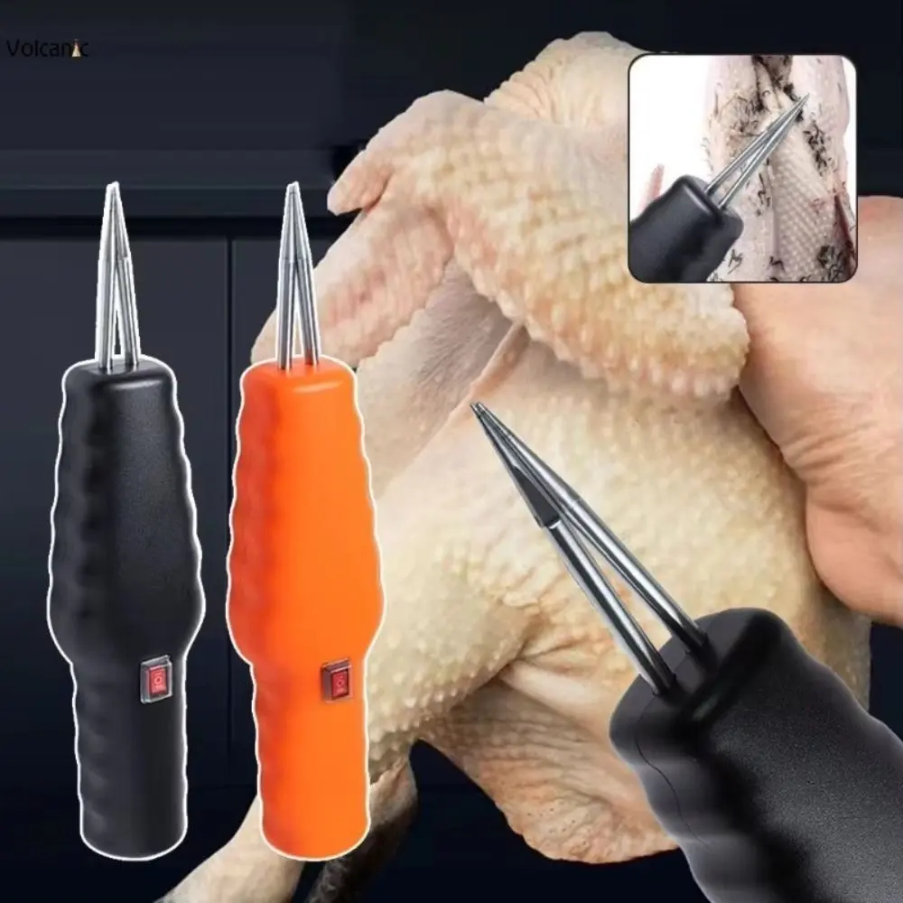Portable Handheld Electric Quick Chicken Plucker Removal Tools Kitchen Accessories Hair Plucker Tool Household Poultry Electric Quick Massager for Poultry