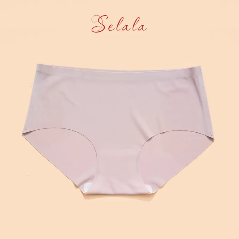 COMBO 6c Quần Lót Nữ Tàng Hình Selala Chất Su Mát Không Viền Chống Lộ Women quan  lot QS37 6