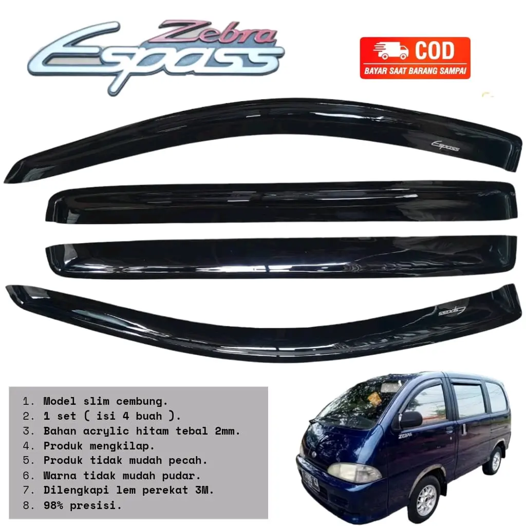 TALANG AIR MOBIL DAIHATSU ZEBRA ESPASS TAHUN 2000-2007 Car Penutup talang air