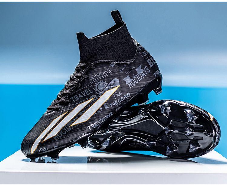 Product Introduction of Soccer Shoes Men's Adult Sports Soccer Shoes Long Broken Nail Training TF Boy Student Professional Short Studs Youth Sneakers 28