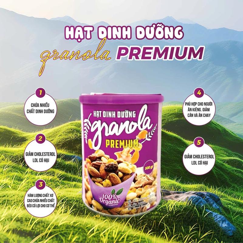 Hạt Dinh Dưỡng granola premium 500gram 1