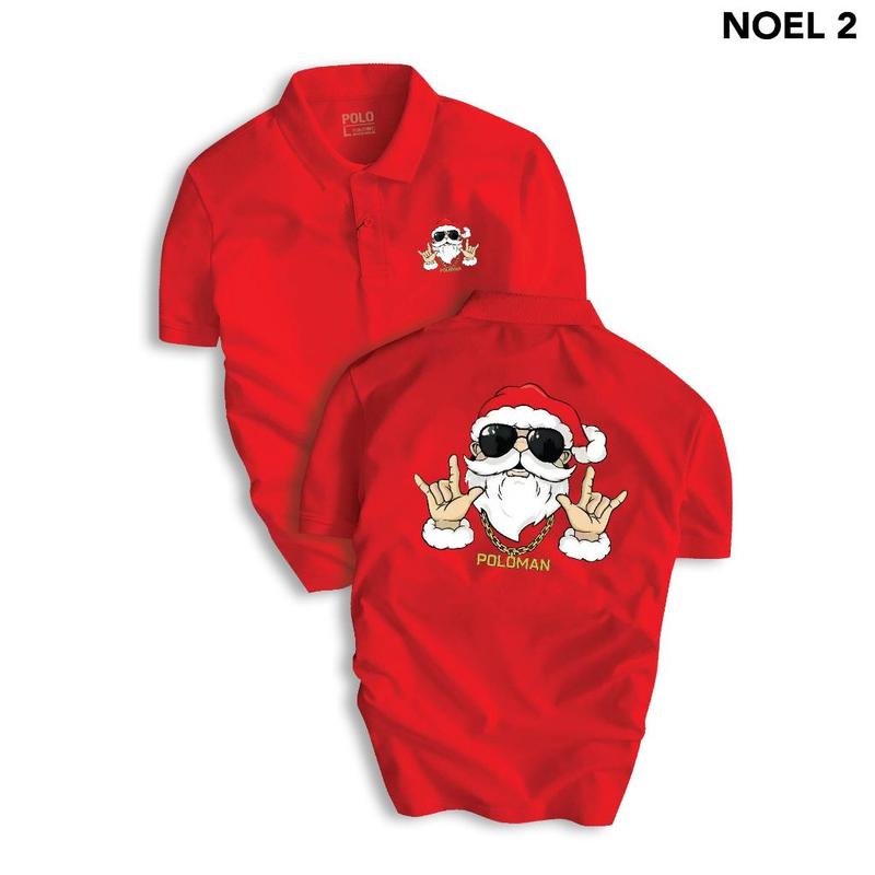 Áo thun POLO Giáng sinh NOEL 02 chuẩn form, chất liệu cao cấp, phong cách trẻ trung, cực chất, năng động Menswear Nam Shirt