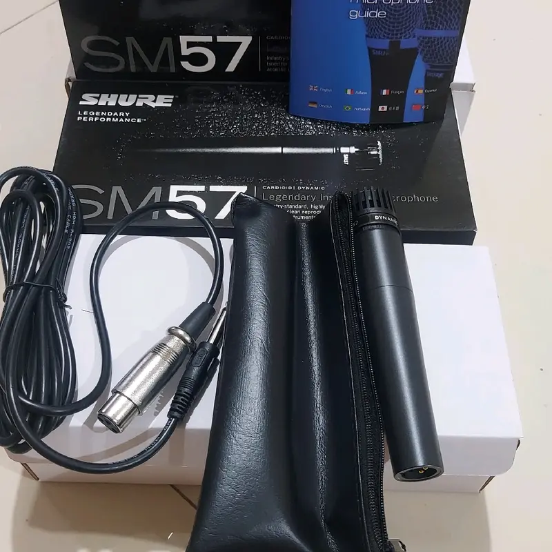 Mic Cable SHURE SM57 /mic kabel sm 57.Profesional microphone.LEGENDARY PERFORMANCE 0