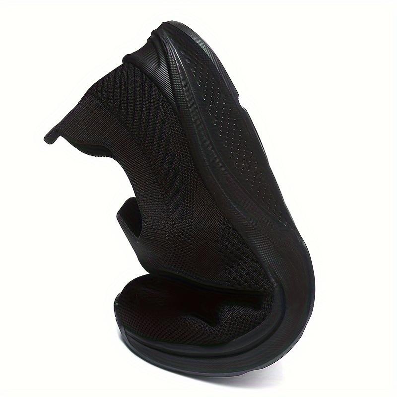 Product Introduction of Men's Breathable Woven Knit Slip-On Sneakers: Stylish & Comfy for Everyday Wear, Non-Slip Sole for All Seasons 17