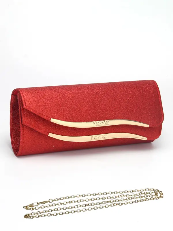 Women's Elegant Glitter Evening Bag, Exquisite Trendy Clutch Bag, Fashionable Bag for Party Decoration 4