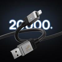 Gambar Baseus CoolPlay Series Fast Charging Cable USB to iP 2.4A 2M - Black dari Baseus Flagship Kota Administrasi Jakarta Utara 5 Tokopedia