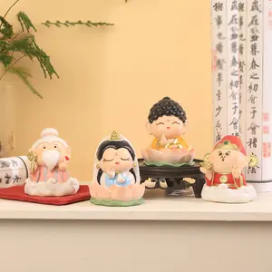 Triple W Buddhist Ornament Patung Buddha Dewi Kwan in Dewa Lucu Pajangan