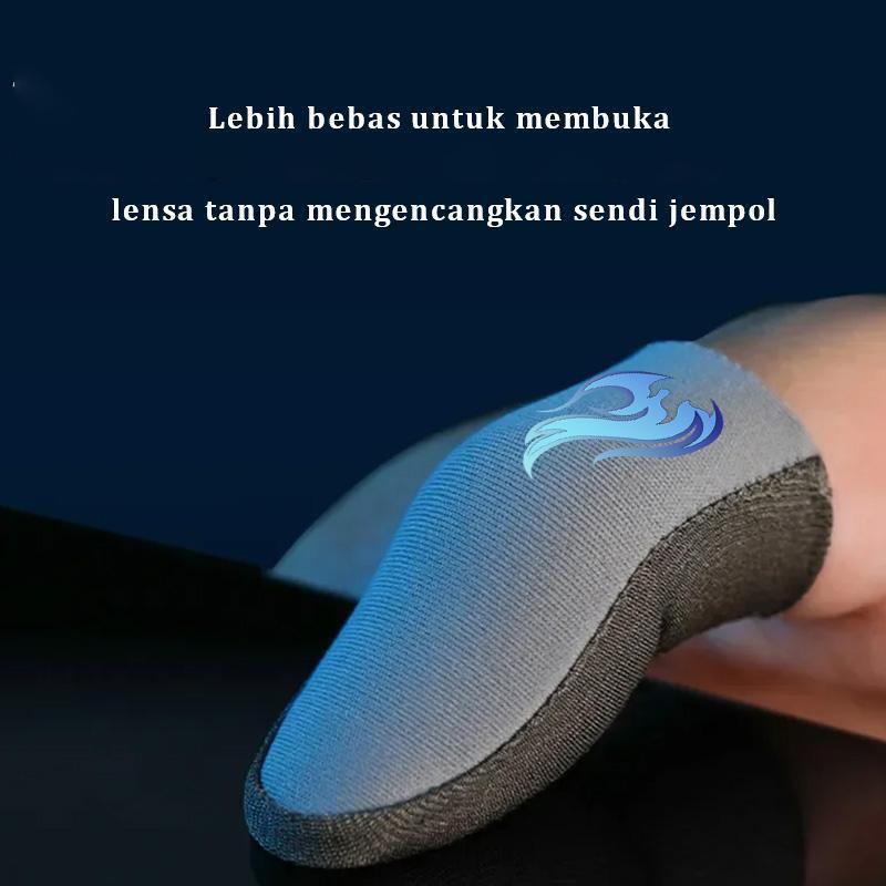 Product Introduction of Bluewow Fire blue Sarung Jempol, Fire blue Bahan Superkonduktor, Layar Sentuh Game Mobile, Sarung Tangan Jari Anti Keringat, Tidak Akan Merusak Sentuhan, Cocok untuk,,Dapat Digunaka Cocok untuk Semua Game, Freefire finger  game 9