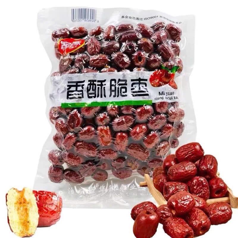 THƯỢNG HẠNG Táo Đỏ Sấy Giòn Không Hạt Táo Đỏ Nhược Khương Gói 252g - bánh kẹo tết 2025