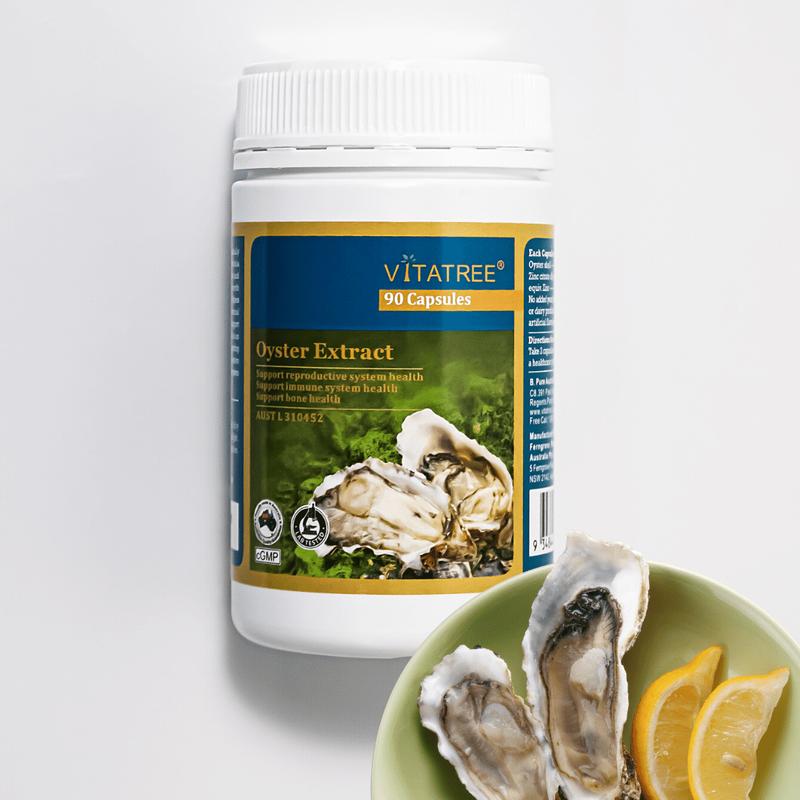 Viên uống Tinh chất hàu Úc Oyster Extract Vitatree hỗ trợ sức khoẻ nam giới - 90viên