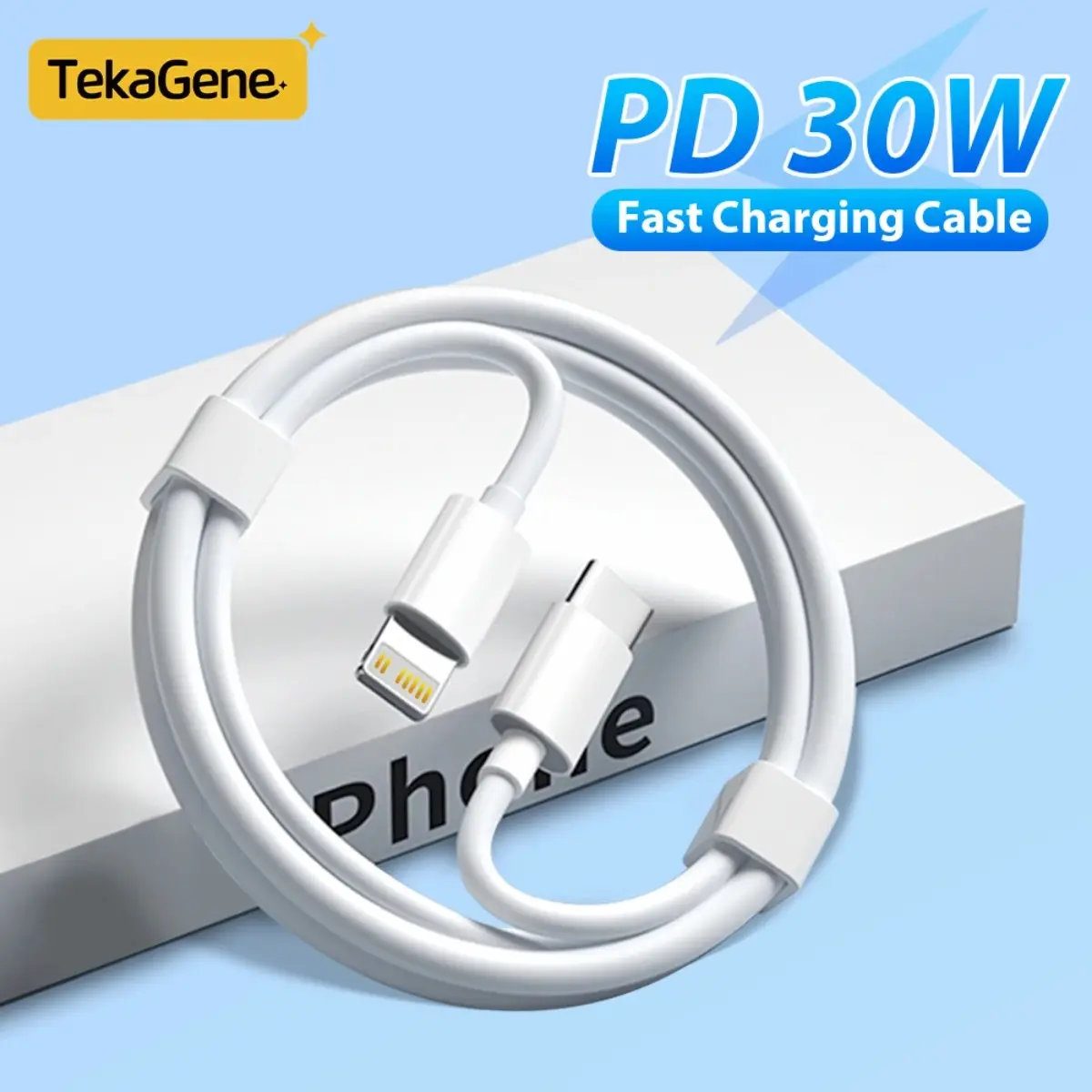 PD 30W Fast Charging USB Type C to IOS Cable For iPhone 14 13 12 11 Pro Max X XS XR 8 7 Quick Charge Data Line Phone Accessories