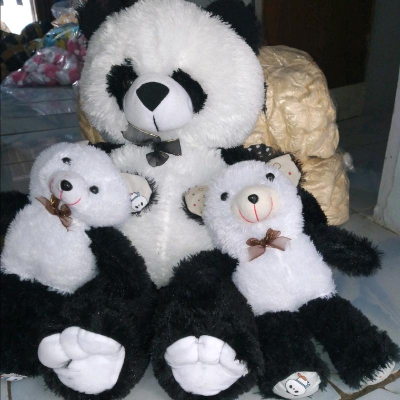 PROMO Boneka Panda Besar 70 cm beranak 2 ( 1 besar, 2 kecil ) Dolls 0