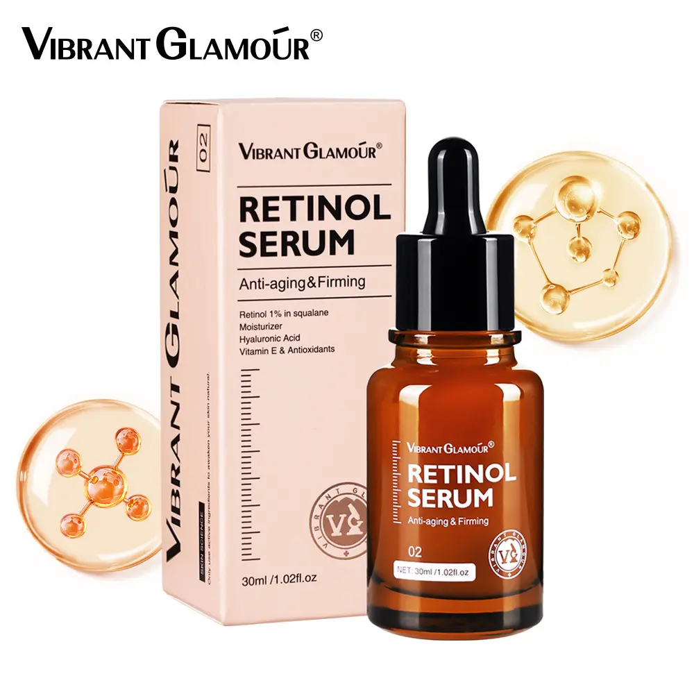 Tinh Chất Retinol, VIBRANT GLAMOUR, Làm Săn Chắc Nếp Nhăn, Giảm Vết Thâm Màu Và Vết Chloasma, Dưỡng Ẩm Cho Da