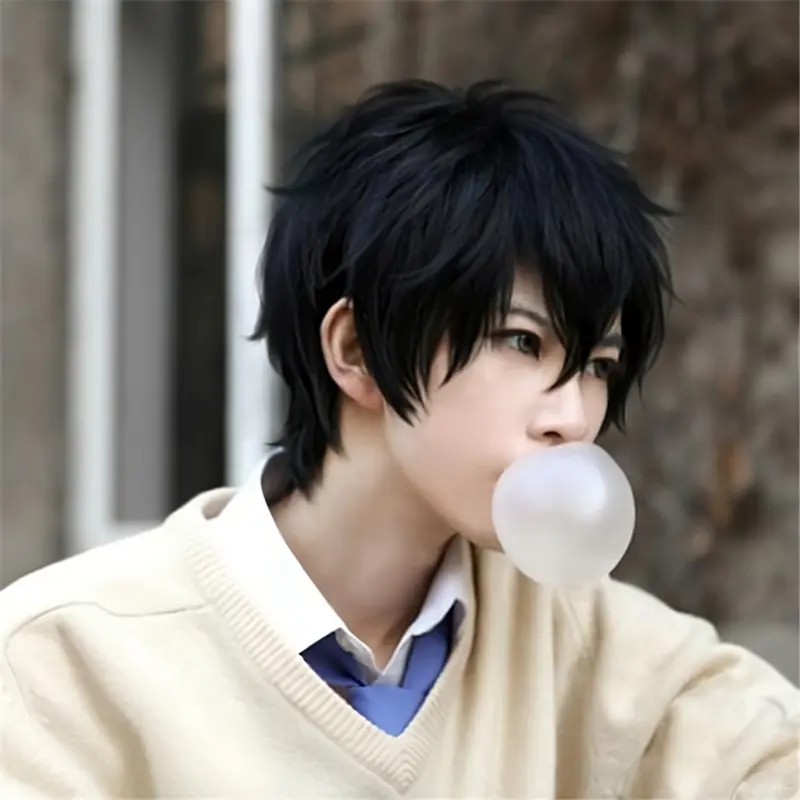 WIG  RAMBUT PALSU COSPLAY PRIA COWOK DAILY HARAJUKU 06 KOREA 0