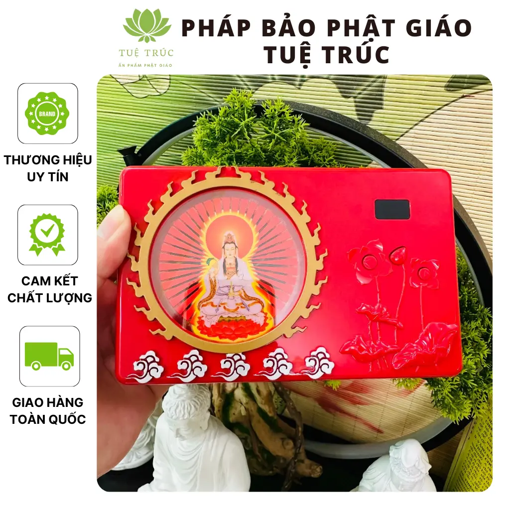 Máy Niệm Phật 21 bài - Phát Quang Hình Quán Thế Âm Bồ Tát