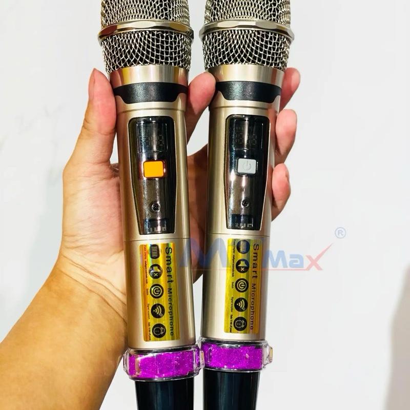 Loa Xách Tay Karaoke Bọc Da Cao Cấp MTMAX Y5 Pro Hệ Thống Bass Đôi 20, 8 Đường Tiếng Mạnh Mẽ, Tặng Kèm 2 Micro Không Dây Bắt Sóng Xa, Chống Hú, Karaoke Giải Trí Đa Năng 8