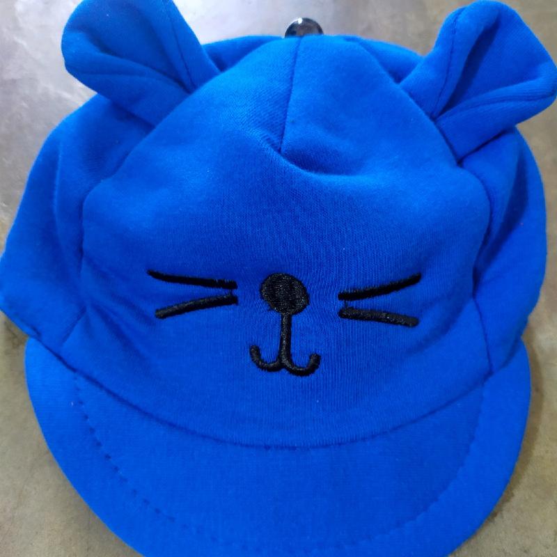 TOPI BAYI LAKI LAKI PEREMPUAN TOPI ANAK LUCU NEWBORN 0-12 BULAN Kucing 6