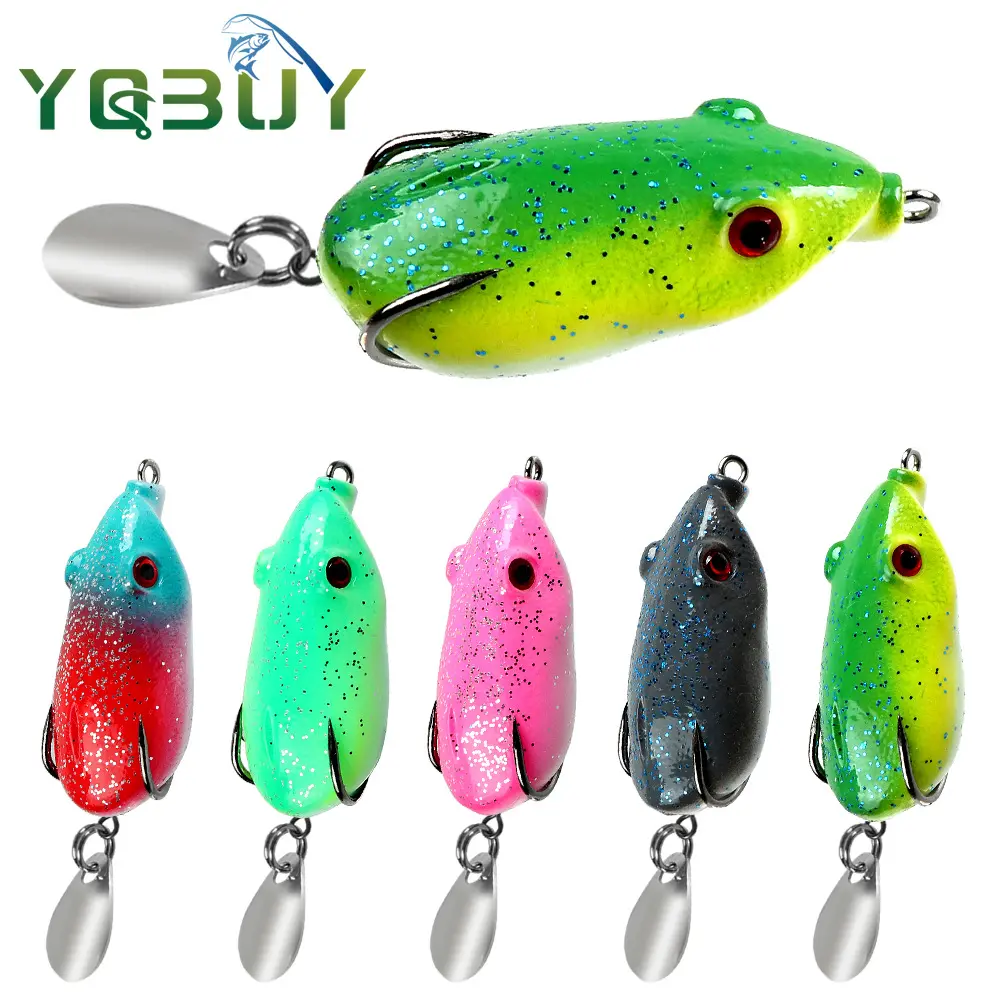 5.5cm/12g Modified Frog Lure for Bass and Snakehead Fish, Specialized ...