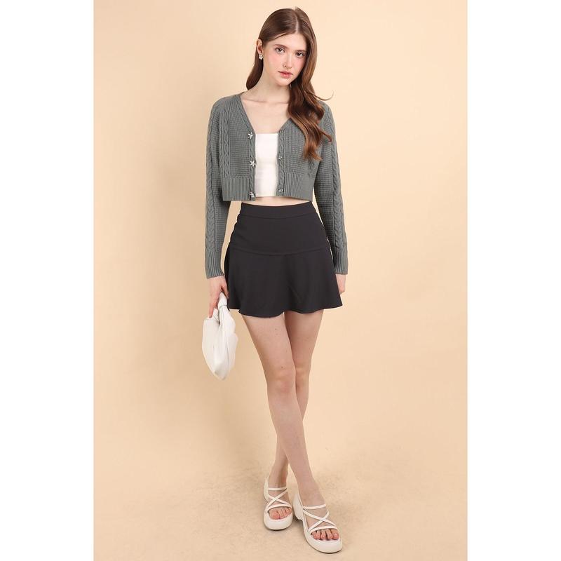 SIERA  FLARE SKORTS IN GUN 1