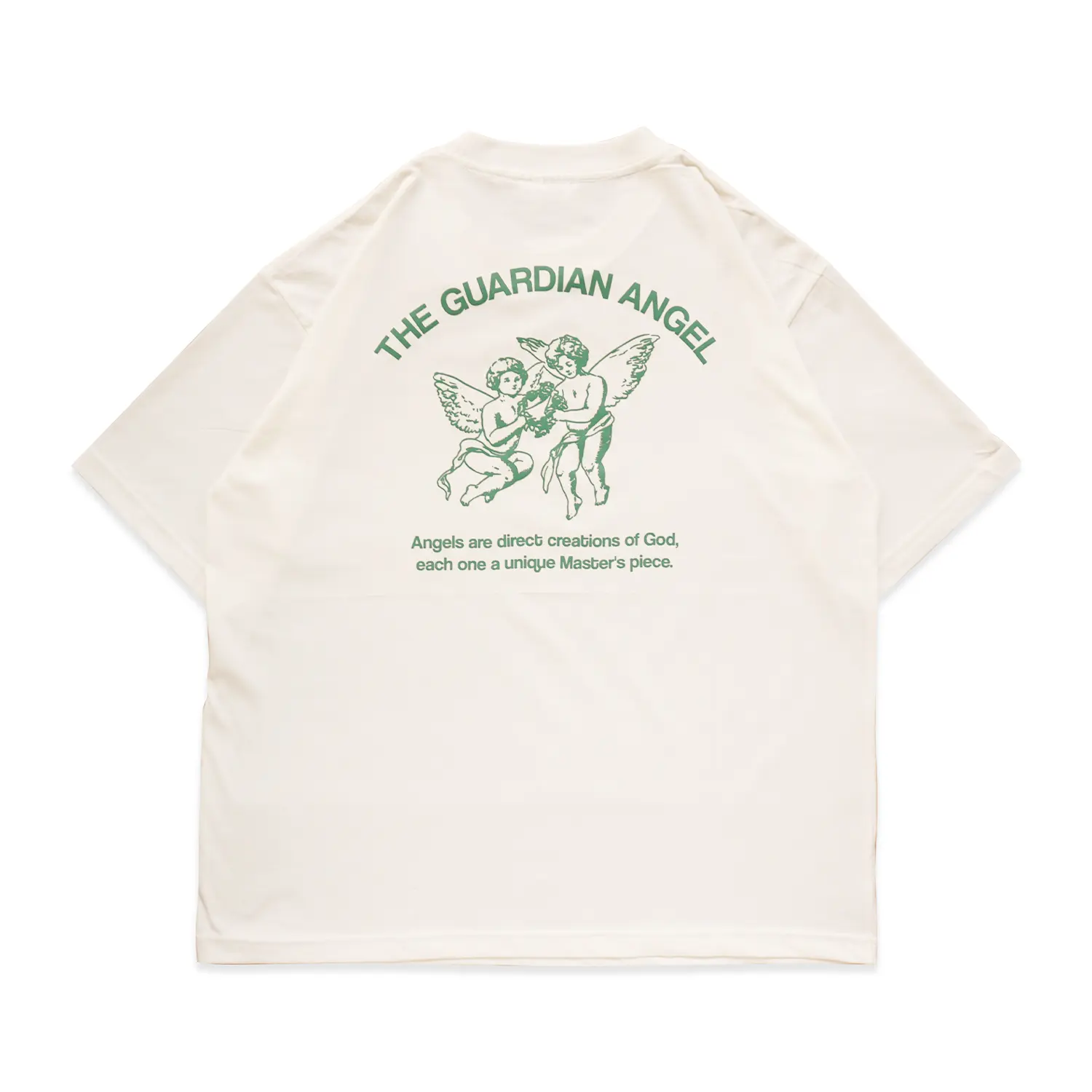 Iluthic - Oversized TShirt 'Angel' Broken White Lengan Pendek