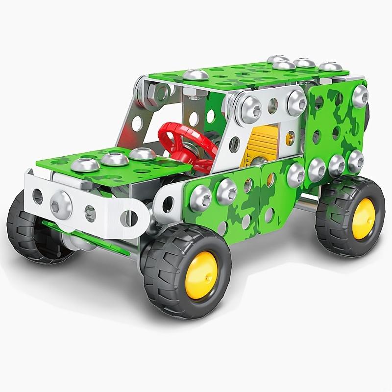 Metal Car Building Blocks Toy, 1 Box DIY Model Nut Assembly Toy, Handmade Screw DIY Model, Creative Toy 3