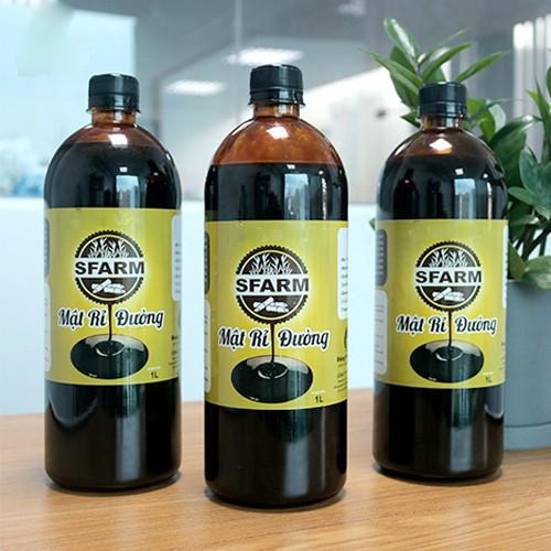 Mật rỉ đường Sfarm 1 lít ủ phân hữu cơ, ủ thức ăn chăn nuôi, nuôi EM thứ cấp