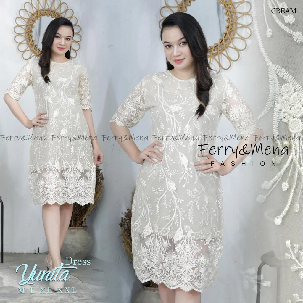 DRESS VIRAL WARNA KREAM / GAUN DRESS PESTA MEWAH ELEGAN / MIDI DRESS / DRESS KONDANGAN WANITA ELEGAN MODERN / DRESS WANITA / DRES KONDANGAN REMAJA KEKINIAN 2022 / GAUN PESTA INPORT MEWAH / DRESS GEREJA MODEL TERBARU 2022 / DRESS BROKAT / BAJU GEREJA