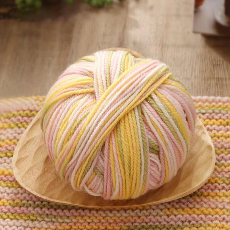 Product Introduction of 50g/Roll Sequin Mohair Yarn Soft Warm Baby Wool Crochet Yarn DIY Handmade Knitting Sweater Shawl Hat Bag Thread Sewing Supplies 13