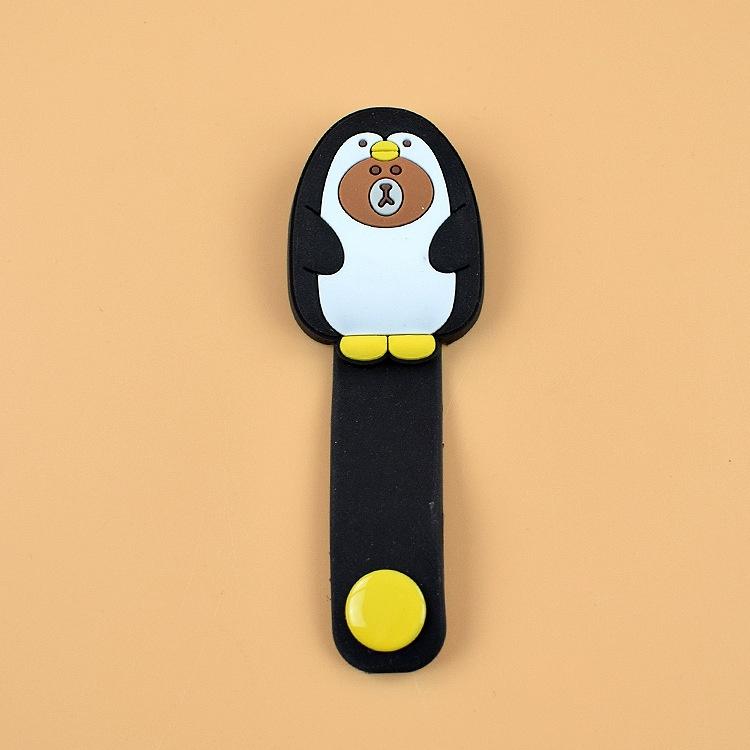 Product Introduction of PVC soft rubber earphone nail buckle winding device button storage device snap button earphone cable manager hub 5