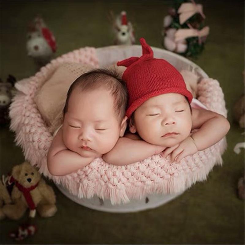 Product Introduction of Baby Photography Props Newborn Photography Blanket Background Photo Infant Muslim Wraps Accessories 20