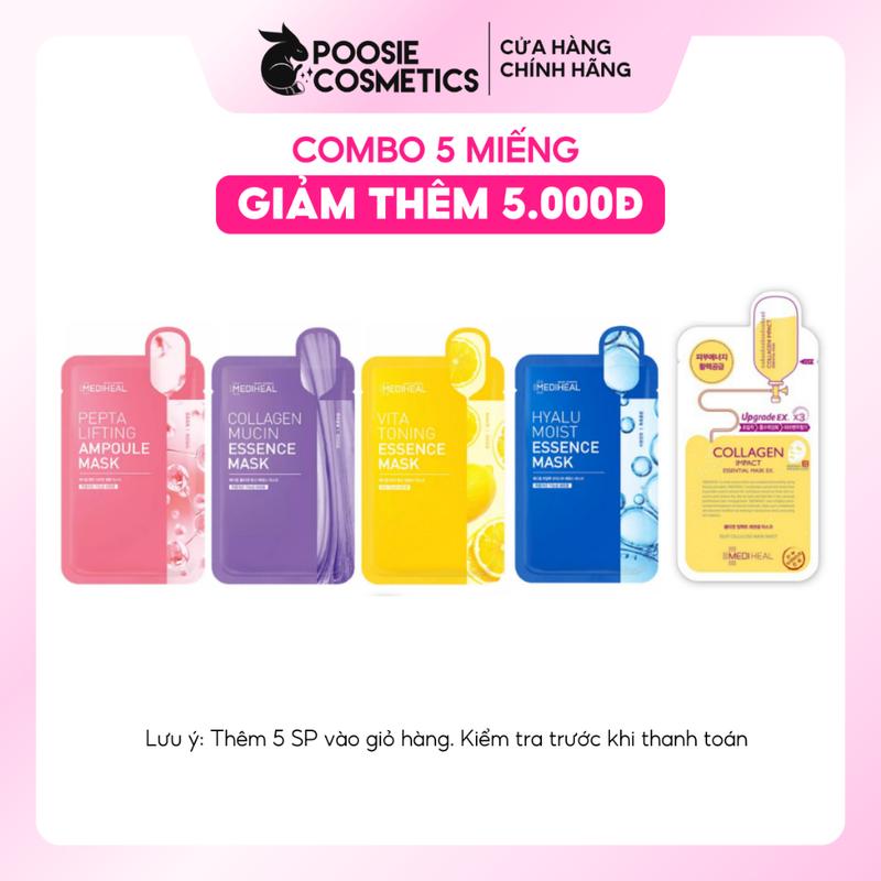 [Tem phụ] Mặt Nạ Phục Hồi Da Mediheal Dưỡng Trắng Da, Giảm Mụn, Tái Tạo Và Phục Hồi Da 25ml Collagen Skincare 0