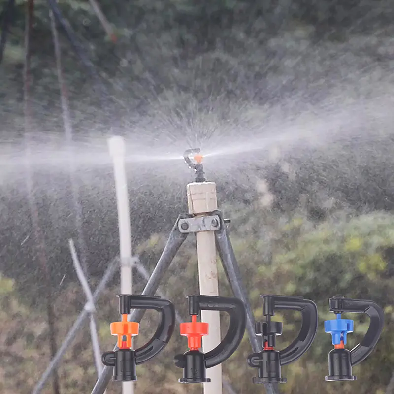 5Pcs G-Type 360Degree Sprayer Nozzle Small Rotary Wheel Irrigation Nozzle Greenhouse Water-Saving Micro Nozzle For Watering