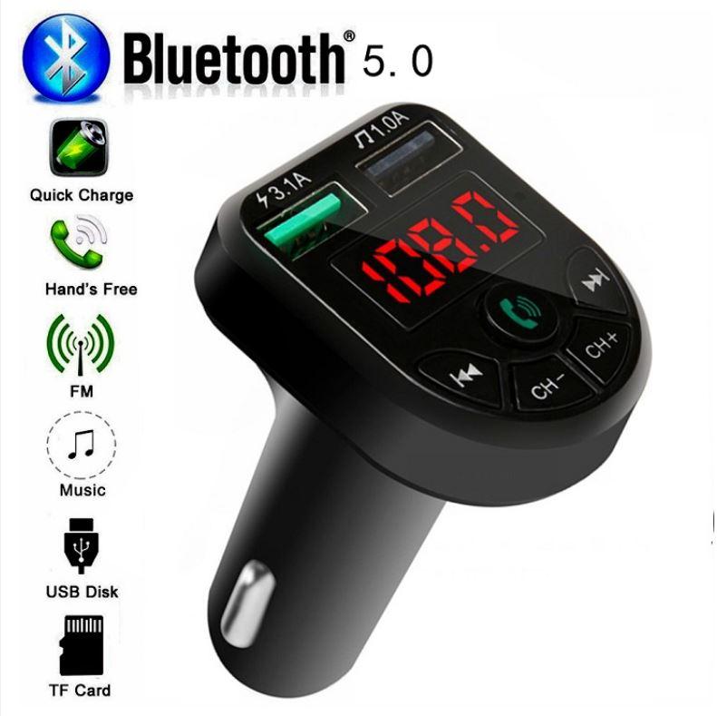 Tẩu sạc ô tô Tẩu nghe nhạc bluetooth 3.1A kết nối bluetooth không dây nghe nhạc MP3