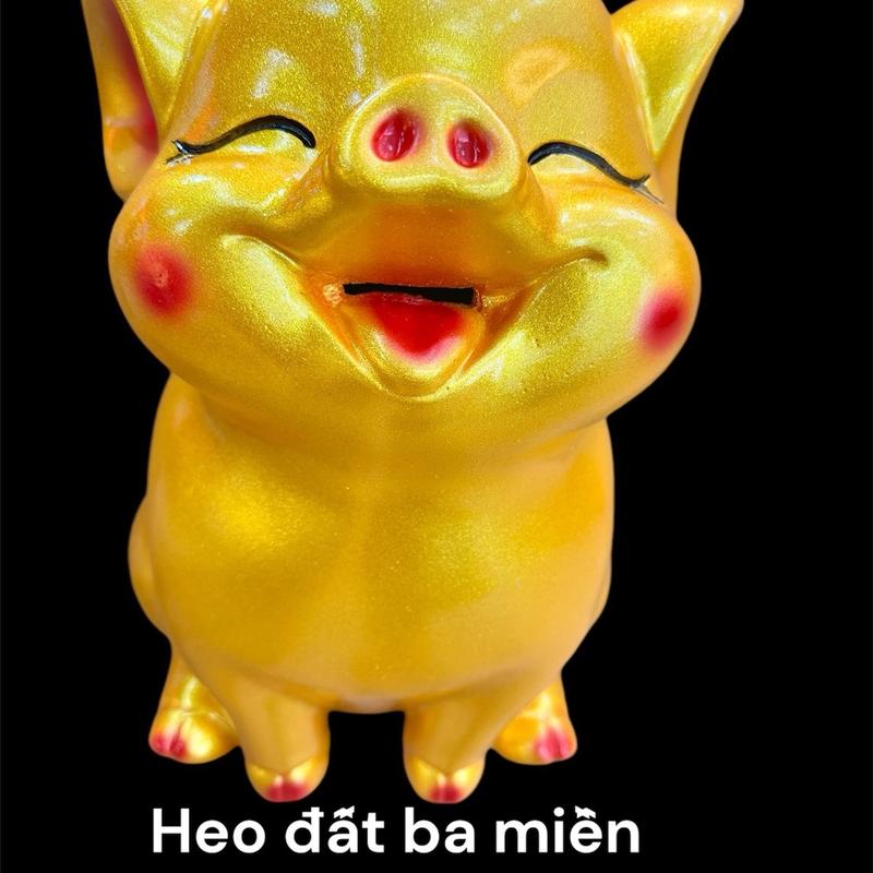 Heo bỏ ống tiết kiệm Ngồi Hót lớn 30cm size lớn bỏ ống deco phòng - Đựng Tiền - Ống Heo đất size đấttiếtkiệm gấu bông