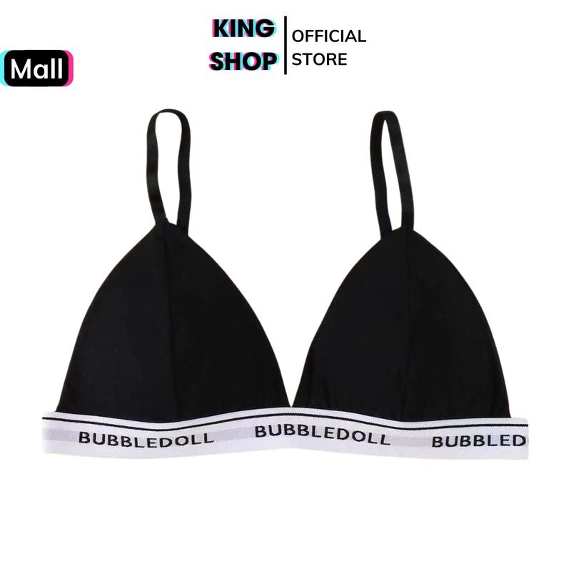 Áo Bra 2 Dây Mút Mỏng Không Gọng Cài Sau Lên Form Ngực Xinh Mặc Thoải Mái KingShop 3009 Trắng Xám Đen nữ Women áocon nữ ômngực