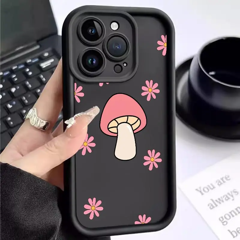 Pro Camera Case For OPPO A5 2018 AX5 A57 4G A54 A53 2020 A5 2020 A52 A53s A54s A55 4G A57s A57e A58 4G A58 5G A5s AX5s Slikon Cartoon Asparagus Softcase Handphone 0