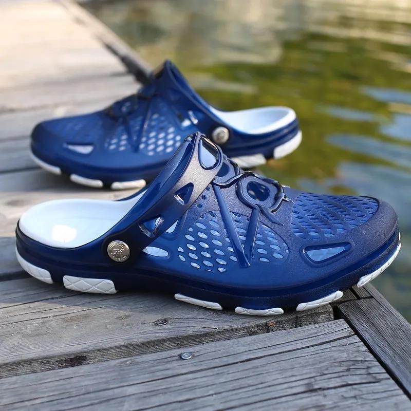 Product Introduction of Mens Shoes Breathable Non-slip Sandals Outdoor Slippers Fashion Casual Beach Shoes 3