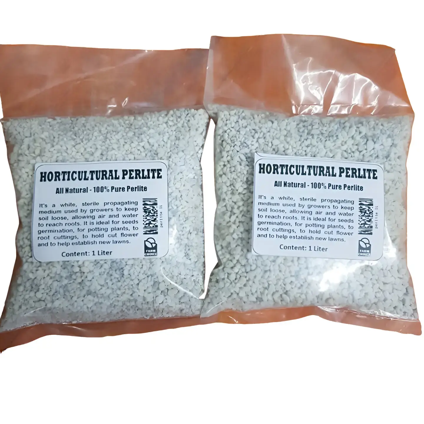 FarmChoice Pure Perlite - 2 Liters Pack, 100% Pure Grade Quality ...