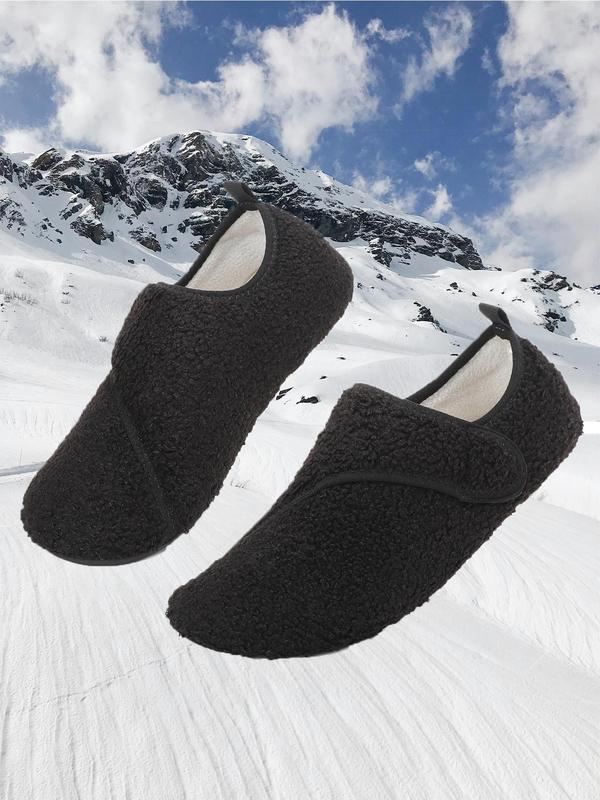 Women's Solid Color Non-slip Sports Slippers, Portable Warm Slippers for Home Travel Hotel, Sports Slide for Indoor & Outdoor Wear 6