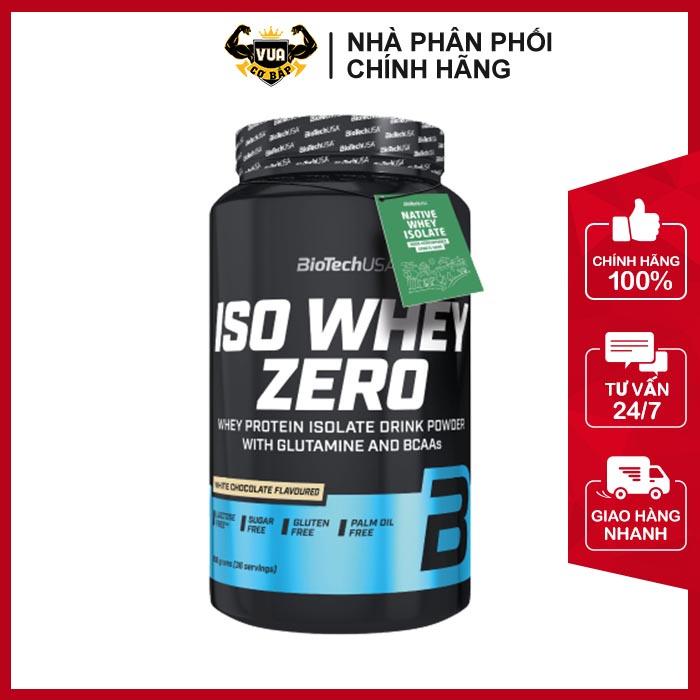 Bột Iso Whey Zero BioTechUSA - Hộp 908g - Nhiều hương vị