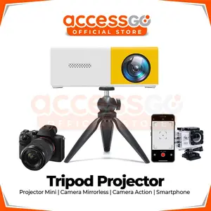 TRIPOD Mini YG300 Portable bisa untuk Proyektor DSLR Mirrorless Camera Action Cam Smartphone dll