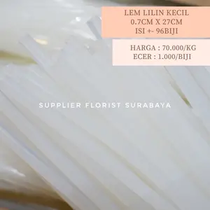 SFS - ECER PER BIJI LEM LILIN BESAR 1,1CM LEM LILIN KECIL 0,7CM PANJANG 27CM