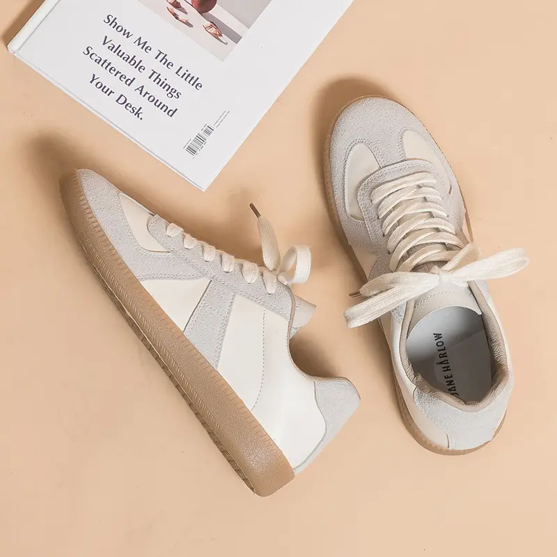 Retro German Training Women's Shoes 2024 Spring New Student Casual Argan Lovers Shoes Sports Running Board Shoes Fashion Shoes Women