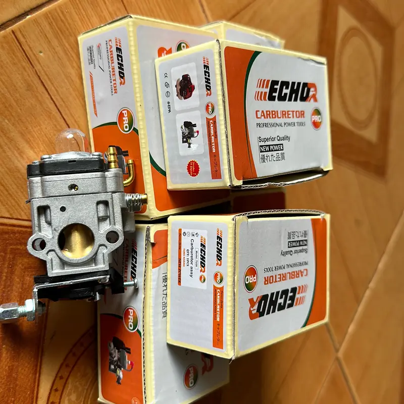 Chế hoà khí - bình xăng con máy cắt cỏ 430 / 541 / 143 /330 /260 loại tốt lõi đồng . 4