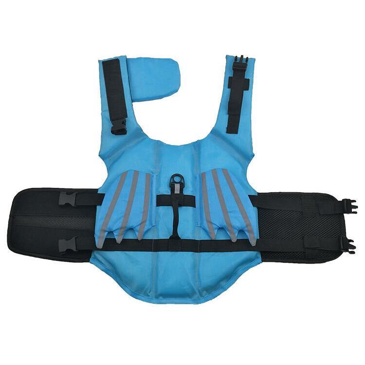 Product Introduction of Life Jacket Safety Vest Adjustable Preserver with High Buoyancy Durable Rescue Handle for Small Medium and Large Dog 11