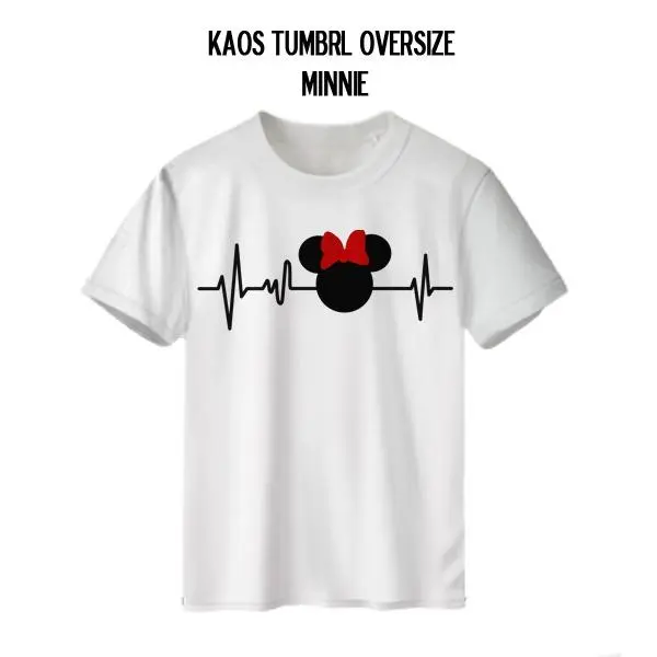Kaos Couple Keluarga Kaos Family Ayah Ibu Anak Motif Heart Mickey Bahan Katun Combed 30s BY IMSTAR 1